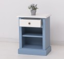 Nightstand with 1 drawer and open shelves