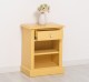 Nightstand with 1 drawer and open shelves