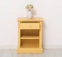 Nightstand with 1 drawer and open shelves