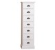 Narrow chest of drawers with 7 drawers