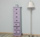 Narrow chest of drawers with 7 drawers