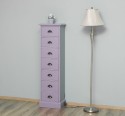 Narrow chest of drawers with 7 drawers