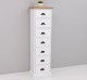 Narrow chest of drawers with 7 drawers