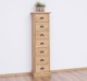 Narrow chest of drawers with 7 drawers