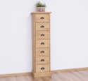 Narrow chest of drawers with 7 drawers