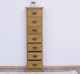 Narrow chest of drawers with 7 drawers