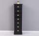 Narrow chest of drawers with 7 drawers