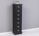 Narrow chest of drawers with 7 drawers