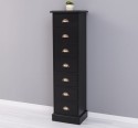 Narrow chest of drawers with 7 drawers