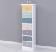 Narrow chest of drawers with 7 drawers - Color Corp_P004 - Color Drawers_Multicolor - MULTICOLOR