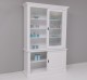 Kitchen display case with 2 sliding doors BAS + 2 sliding glass doors SUP