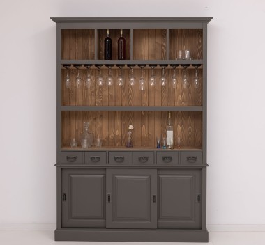 Bar furniture with 3 doors