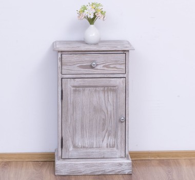 Nightstand with 1 door and 1 drawer