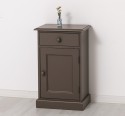 Nightstand with 1 door and 1 drawer