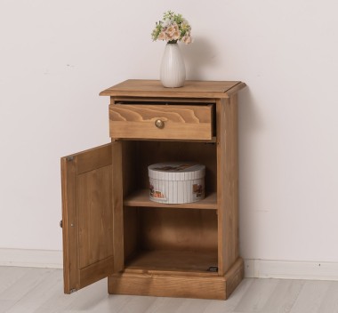 Nightstand with 1 door and 1 drawer