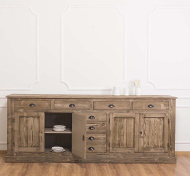 4-door sideboard, 8 drawers, BAS