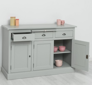 Buffet with 3 doors and 3 drawers, BAS