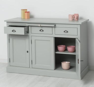 Buffet with 3 doors and 3 drawers, BAS