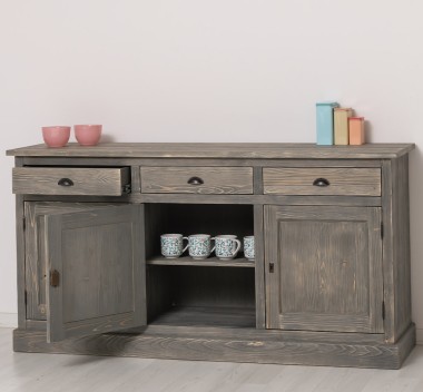 3-door sideboard, 3 drawers, BAS