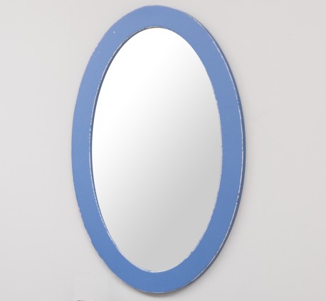 Bathroom oval mirror