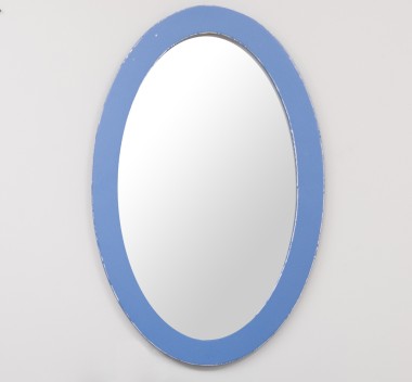 Bathroom oval mirror