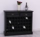 Wine rack with 2 drawers