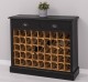 Wine rack with 2 drawers