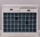 Wine rack with 2 drawers