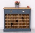 Wine rack with 2 drawers