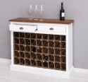 Wine rack with 2 drawers