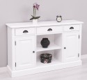 Chest of drawers with 2 doors, 3 drawers, open space