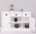 Chest of drawers with 2 doors, 3 drawers, open space