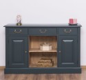 Chest of drawers with 2 doors, 3 drawers, open space