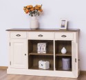 Chest of drawers with 2 doors, 3 drawers, open space