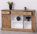 Chest of drawers with 2 doors, 3 drawers, open space