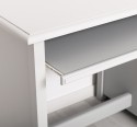 Office desk for computer, 1 drawers with metal rails soft close - Color_P010 - PAINT