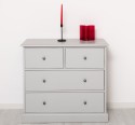 Chest of drawers with 2 narrow drawers + 2 wide drawers with soft close metal rails - Color_P010 - PAINT