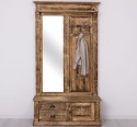 Coat decorated with mirror, 1 door, 2 drawers