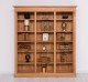 Open display cabinet, oak - Color_P061 - LACQUERED