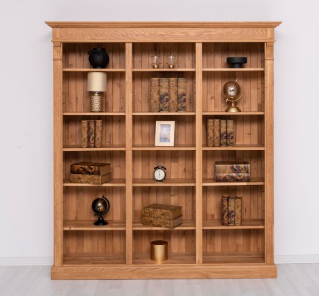 Open display cabinet, oak -...