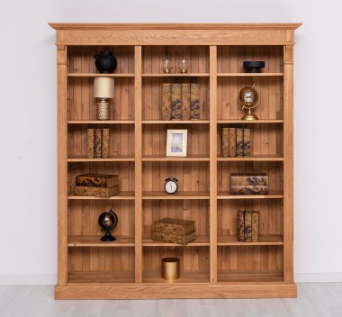 Open display cabinet, oak - Color_P061 - LACQUERED