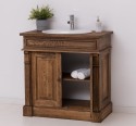 Bathroom cupboard 1 wash basin, without sink, oak