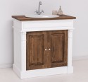 Bathroom cupboard 1 wash basin, without sink, oak