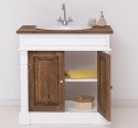 Bathroom cupboard 1 wash basin, without sink, oak