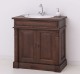 Bathroom cupboard 1 wash basin, sink included in price, oak - Color_P081 - LAQUERED