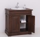 Bathroom cupboard 1 wash basin, sink included in price, oak - Color_P081 - LAQUERED