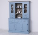 3-door sideboard, 3 BAS drawers + 2 glass doors, 4 drawers, SUP open space - Color Ext._P053 / Color Int._P037 - DOULE COLORED