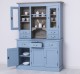 3-door sideboard, 3 BAS drawers + 2 glass doors, 4 drawers, SUP open space - Color Ext._P053 / Color Int._P037 - DOULE COLORED