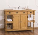 Bathroom Cabinet For Sink With 2 Doors And 2 Shelves - The Sink Included In The Price - Color_P002 - WAX