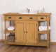 Bathroom Cabinet For Sink With 2 Doors And 2 Shelves - The Sink Included In The Price - Color_P002 - WAX